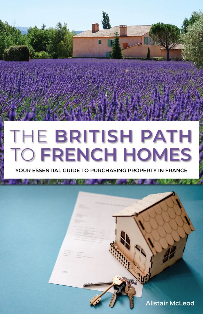 The British Path to French Homes by Alistair McLeod, book cover.